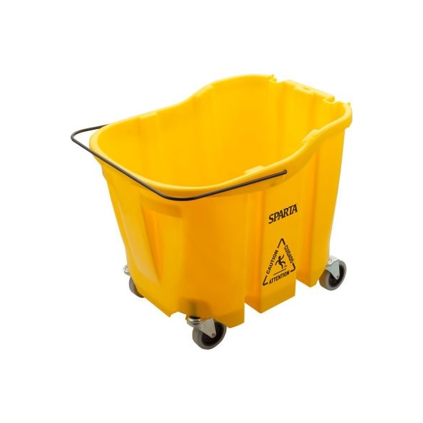 Sparta Mop Bucket, 35 qt Bucket Capacity, Yellow